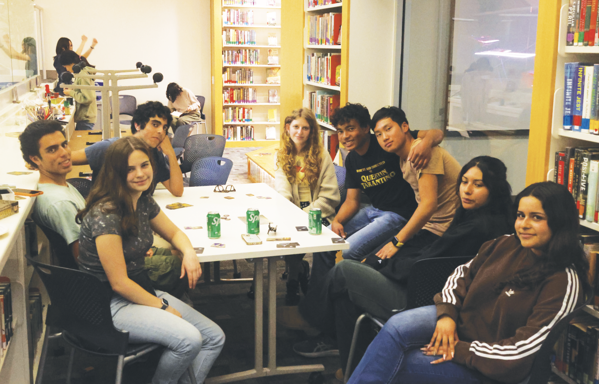 Board Game Club and Cinephiles Club  collaborated to host a movie night with board games in Mudd Library on May 24.
